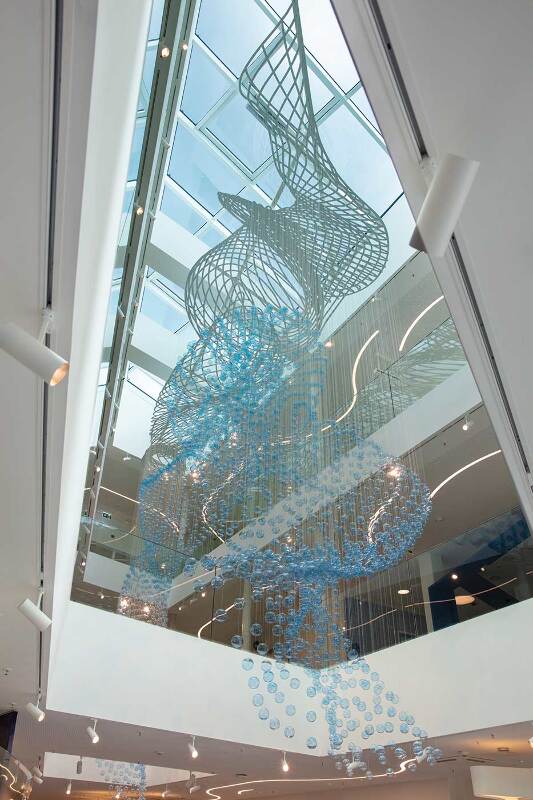 Arielle, Kinderzentrum EVK Bethel, Bielefeld, Ansicht von unten 