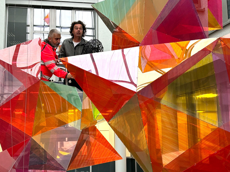 Rendezvous, hall of the officebuilding GOHA, Cologne